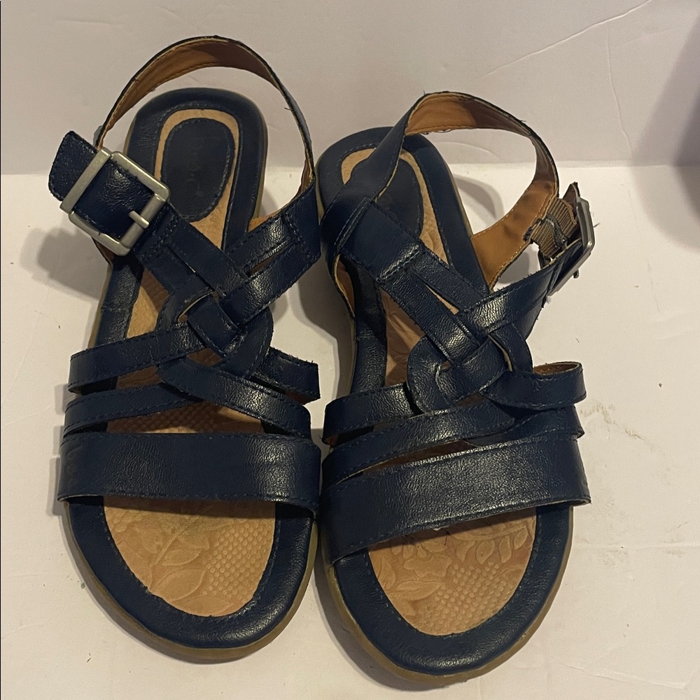 BOC CHA18 Navy Blue Strappy Sandals in Size 8M